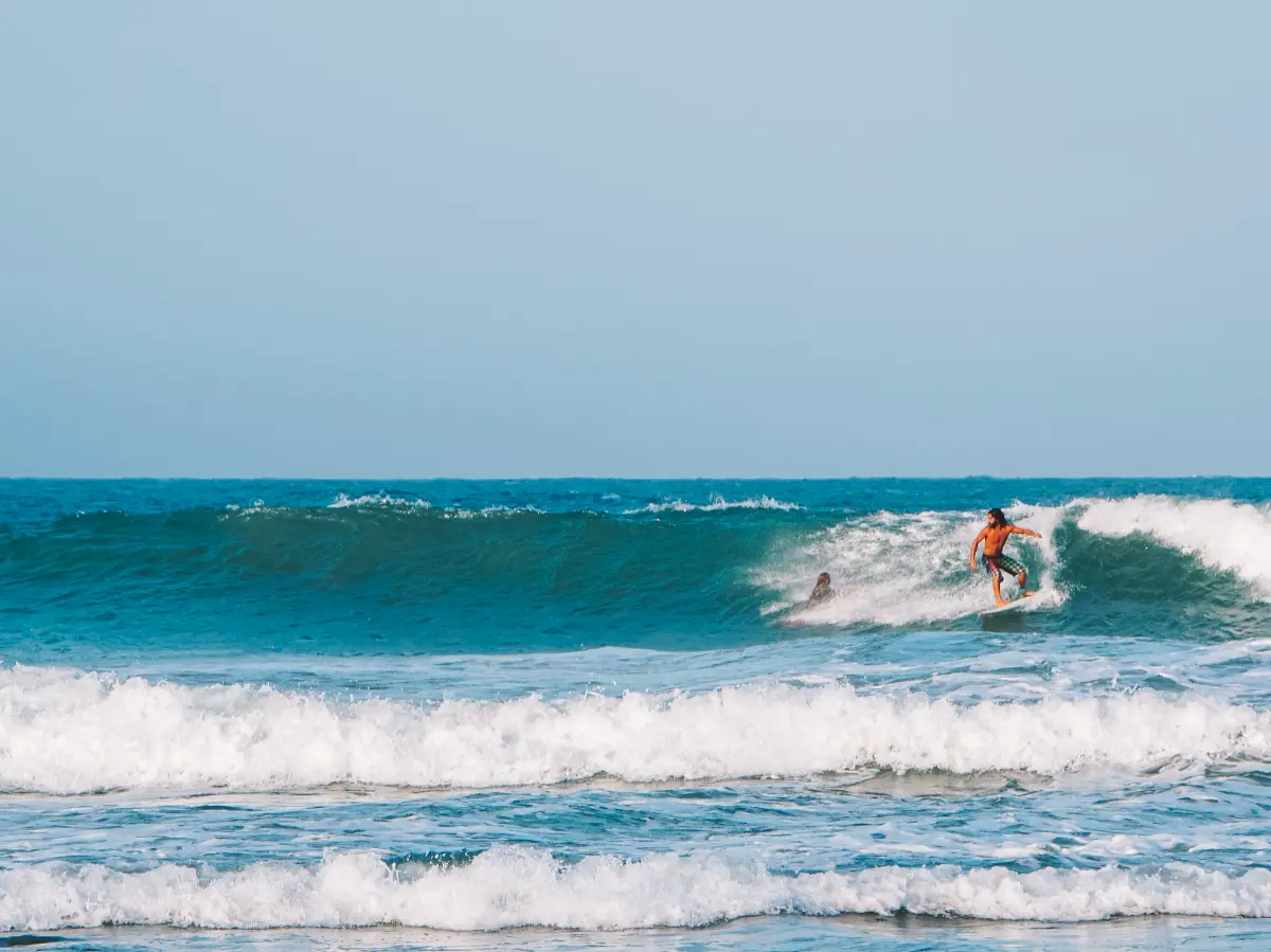 Surfer at Arugam Bay