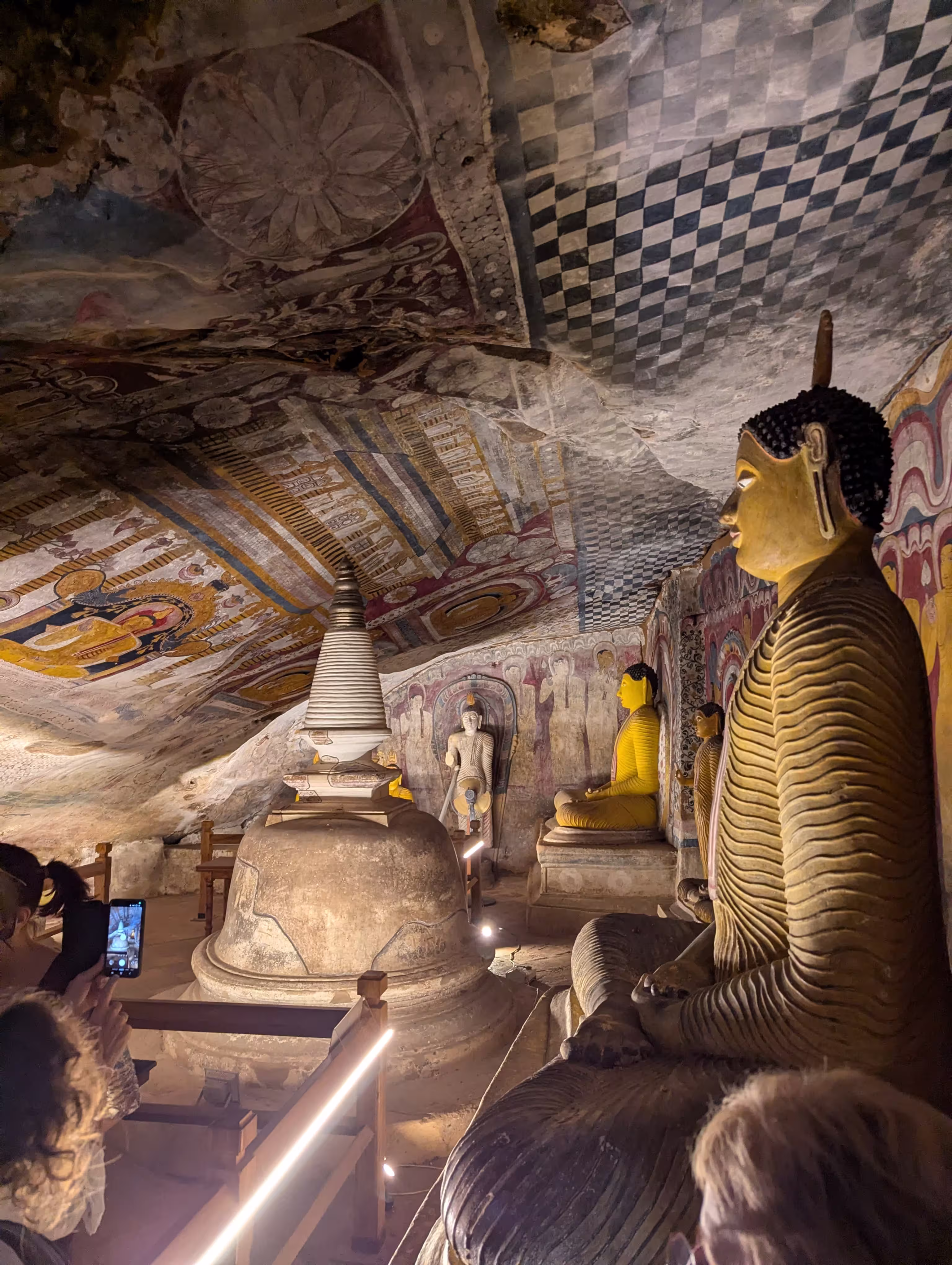 Buddha statues in Dambulla